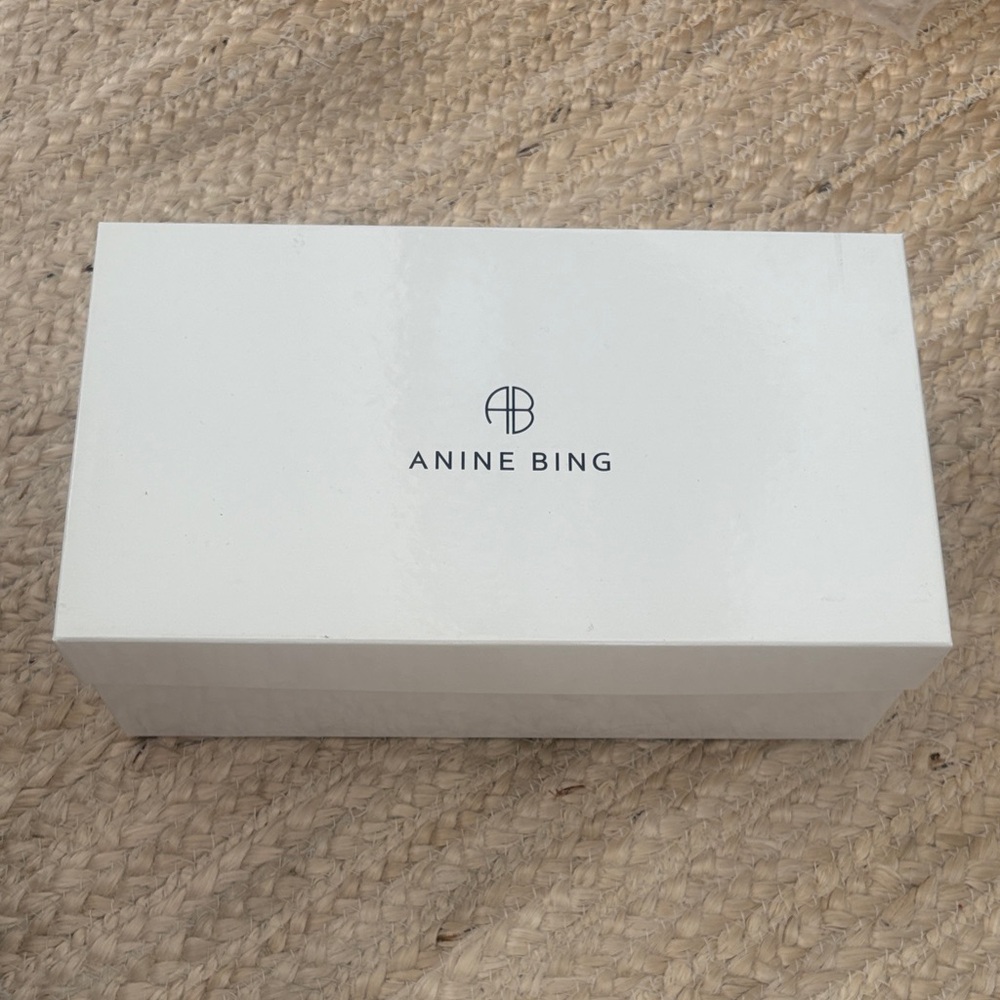 ANINE BING Luxury Designer Box White New